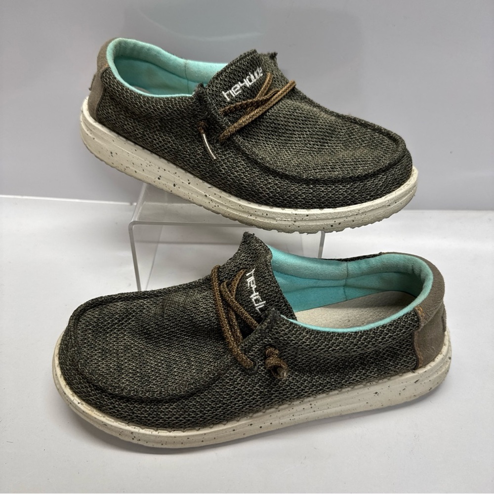 Hey Dude Boy's Wally Youth's Sneaker Sox Musk Kids Y3-L4